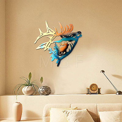 Iron Wall Decorations AJEW-WH0002-14A-1
