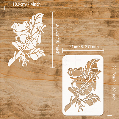 Plastic Drawing Painting Stencils Templates DIY-WH0396-0147-1