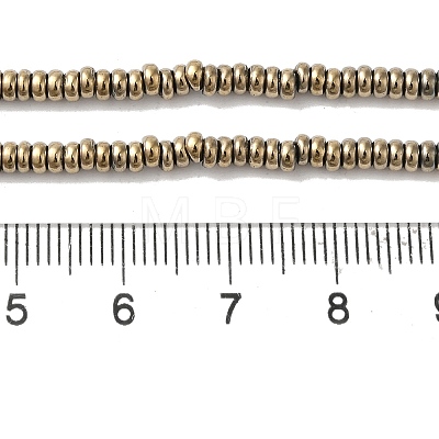 Electroplated Synthetic Non-magnetic Hematite Beads Strands G-I364-I01-01B-1