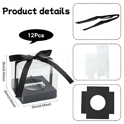 Square PET & Paper Bakery Box CON-FZC0002-004A-1
