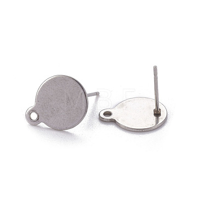 304 Stainless Steel Stud Earring Findings STAS-D445-150-1