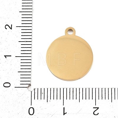 Buddhist 304 Stainless Steel Pendants SA-CBAE30B-02B-G-1