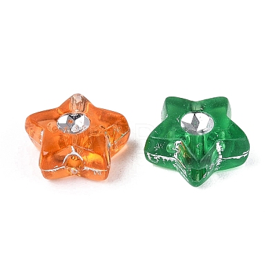 Plastic Star Beads KY-Q002-08-1