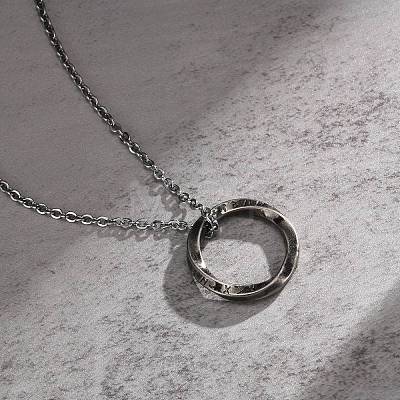 Nordic Rune Ring 304 Stainless Steel Pendant Necklaces for Men FS-WGC3540-04-1