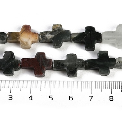 Natural African Bloodstone Beads Strands G-I369-A21-02-1