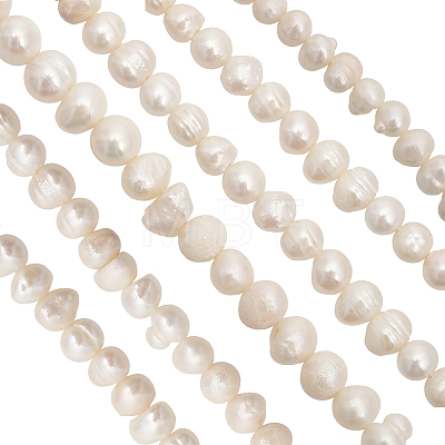 1 Strand Natural Cultured Freshwater Pearl Beads Strands PEAR-CA0001-15C-1
