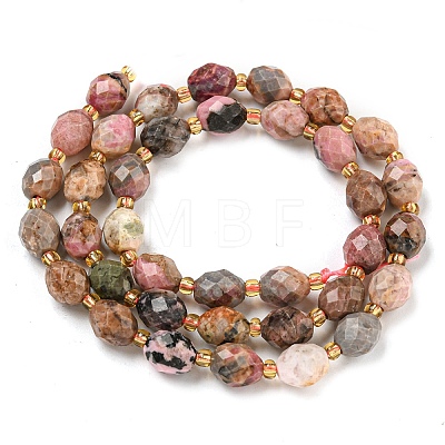 Natural Rhodonite Beads Strands G-N342-36-1