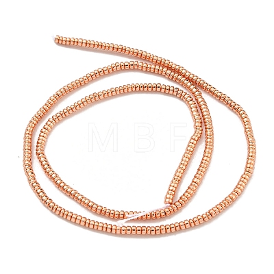 Electroplated Synthetic Non-Magnetic Hematite Beads Strands G-I360-E01-03-1