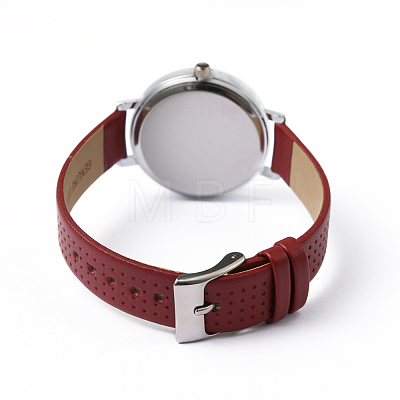 Imitation Leather Wristwatch Quartz Watches X-WACH-I014-F03-1