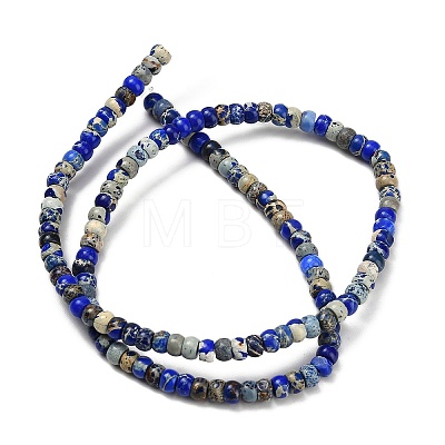 Dyed Natural Imperial Jasper Beads Strands G-P600-A01-01B-1