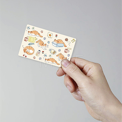 PVC Plastic Waterproof Card Stickers DIY-WH0432-143-1