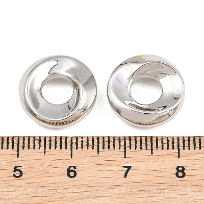 Brass European Beads KK-CBA78C7-23P-1