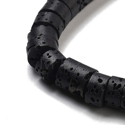 Natural Lava Rock Dyed Beads Strands G-K375-G07-01-1