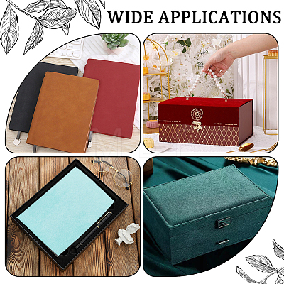Faux Suede Book Covers DIY-WH0349-138G-1