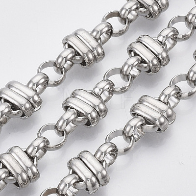 304 Stainless Steel Link Chains STAS-R100-37-1