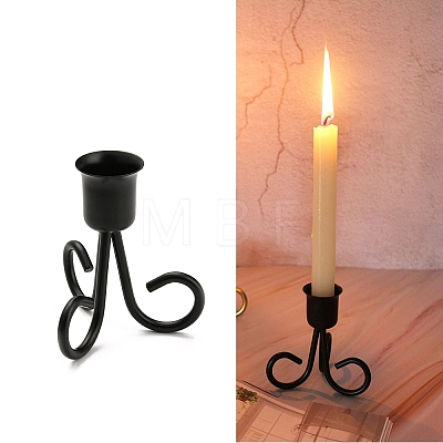 Iron Art Candle Holders DJEW-C006-01EB-1