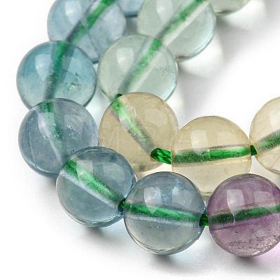 Natural Fluorite Beads Strands G-A216-02B-1