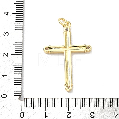 Brass Micro Pave Cubic Zirconia Pendants KK-Z153-24G-05-1