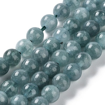 Dyed Natural Malaysia Jade Beads Strands G-G021-01A-01-1