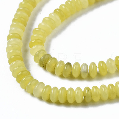 Natural Lemon Jade Beads Strands G-S366-115-1