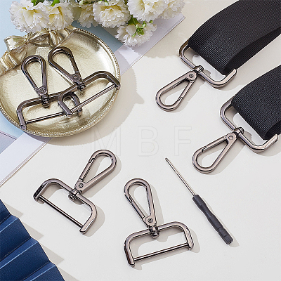 6Pcs Zinc Alloy Swivel Clasps FIND-SP0005-67A-1
