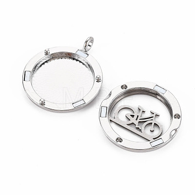 Alloy Diffuser Locket Pendants PALLOY-N171-01-1