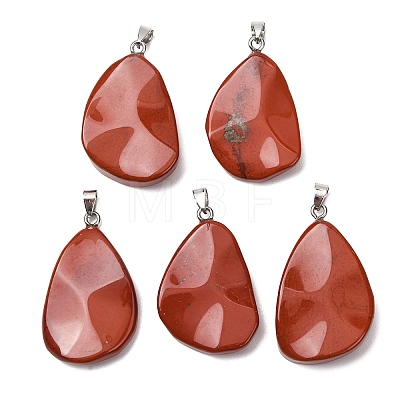 Natural Red Jasper Pendants GG-K002-05I-1