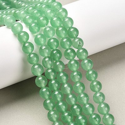 Natural Malaysia Jade Bead Strands G-F342-04-8mm-1