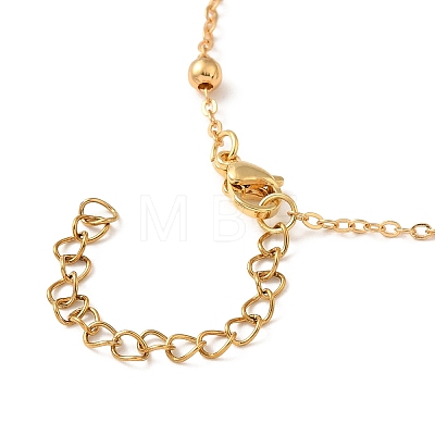 Bowknot Brass Link Bracelets for Women BJEW-TA00537-1