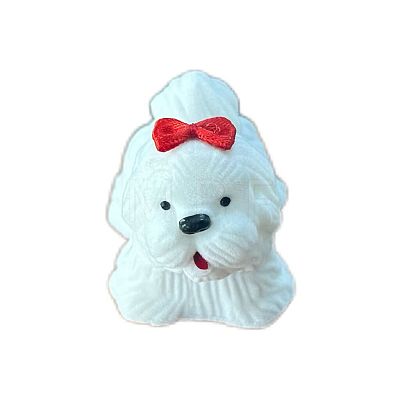 Cartoon Dog Velvet Storage Box for Women PW-WG82738-03-1