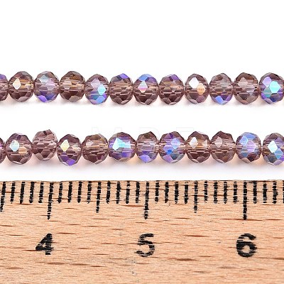 Electroplate Glass Beads Strands EGLA-A044-T2mm-L07-1