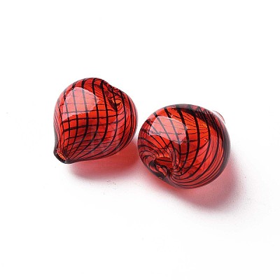Transparent Handmade Blown Glass Globe Beads X-GLAA-T012-42-1