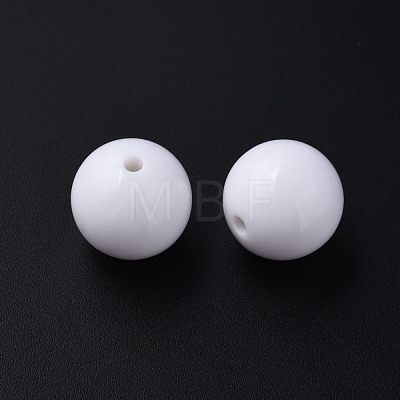 Opaque Acrylic Beads MACR-S370-C20mm-01-1