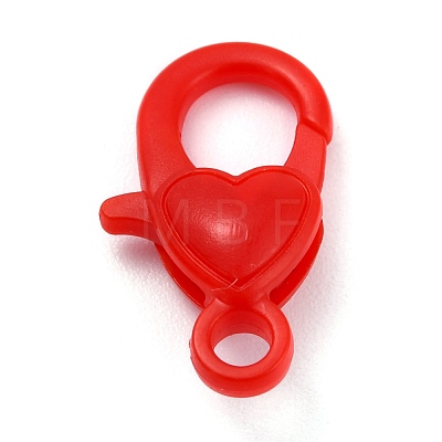 Plastic Lobster Claw Clasps PALLOY-F017-01C-1