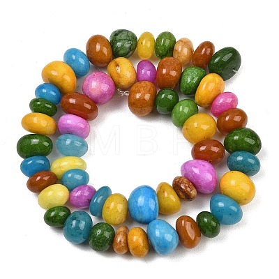 Dyed Natural White Jade Beads Strands GG-CBACF26-A03-07-1