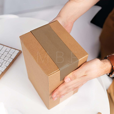 50M Kraft Paper Adhesive Tape AJEW-WH20098-089-1