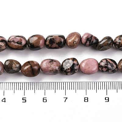 Natural Rhodonite Beads Strands G-G146-A07-01-1