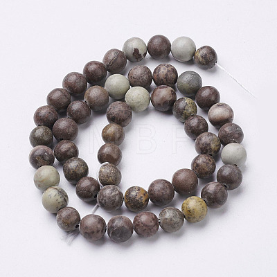 16 inch Natural Gemstone Beads Strands X-GSR8mmC143-1