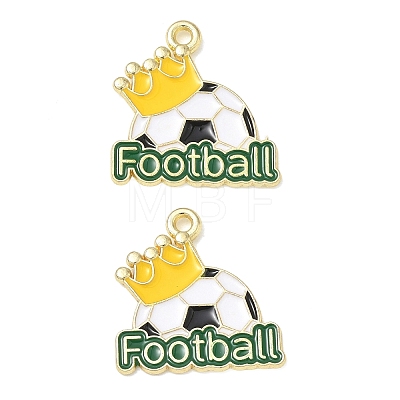 Alloy Enamel Pendants AL-CBAD1A5-01A-G-1
