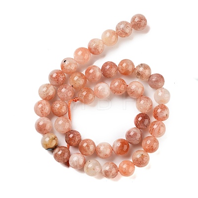 Natural Sunstone Beads Strands G-P488-04B-01-1