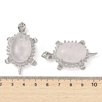 Natural Quartz Crystal Pendants G-A095-04P-03-1