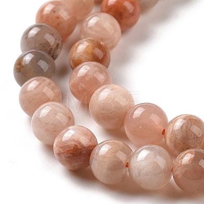 Round Natural Multi-Moonstone Beads Strands G-I176-09-6mm-1