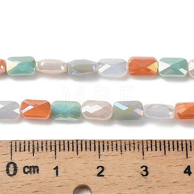 Electroplate Glass Beads Strands X-EGLA-P065-02A-04-1
