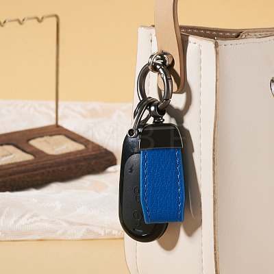 PU Leather Keychains KEYC-TADJ0009-03B-03-1