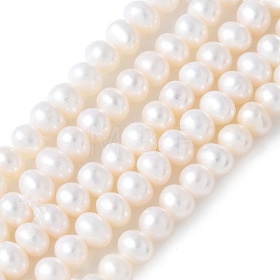 Natural Cultured Freshwater Pearl Beads Strands PEAR-I007-07Q-08A-1