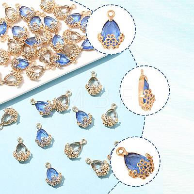 20Pcs Rhinestone Pendants FIND-FS0004-75A-1