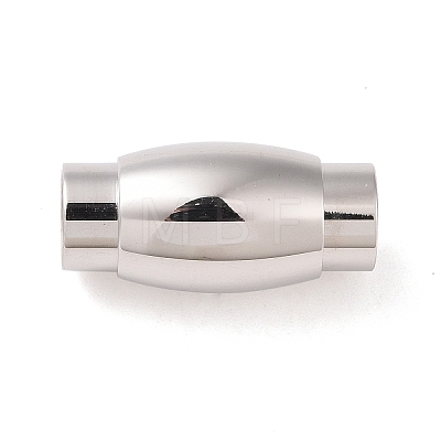 304 Stainless Steel Magnetic Clasps with Glue-in Ends STAS-K006-21C-1