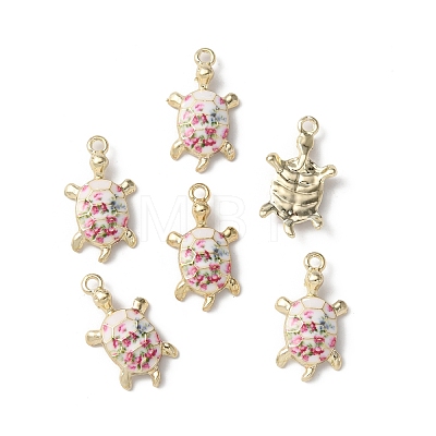 Alloy Enamel Pendants FIND-WH0129-32C-1
