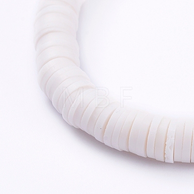 Handmade Polymer Clay Heishi Bead Stretch Bracelets BJEW-JB05090-01-1