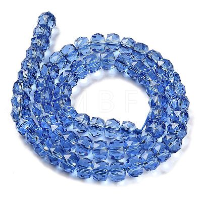 Transparent Glass Beads Strands EGLA-K071-01G-1